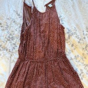 Old Navy Red w/white Polka Dots Romper Short